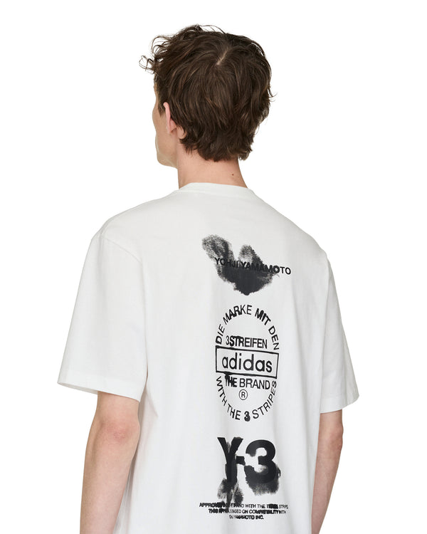 adidas Y-3 | GFX Graphic Short Sleeve T-Shirt White - Concrete