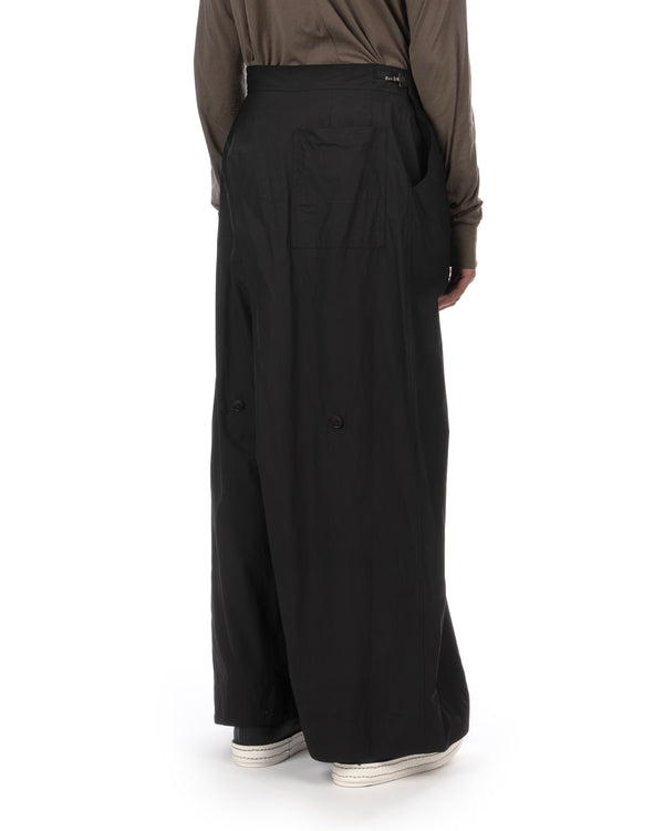 _JULIUS | Lungi Woven Pants Black - Concrete