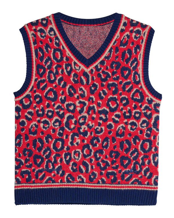 adidas | x Wales Bonner Knit Panther Vest Multi - Concrete