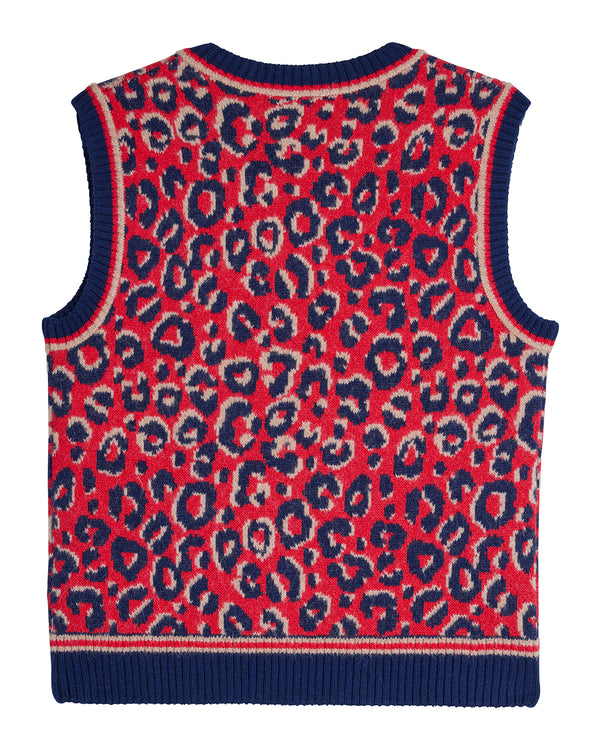adidas | x Wales Bonner Knit Panther Vest Multi - Concrete