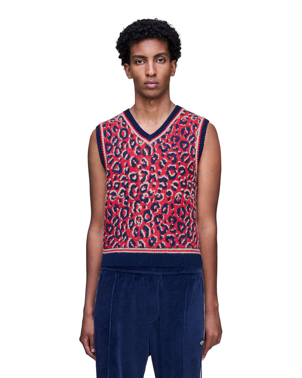 adidas | x Wales Bonner Knit Panther Vest Multi - Concrete
