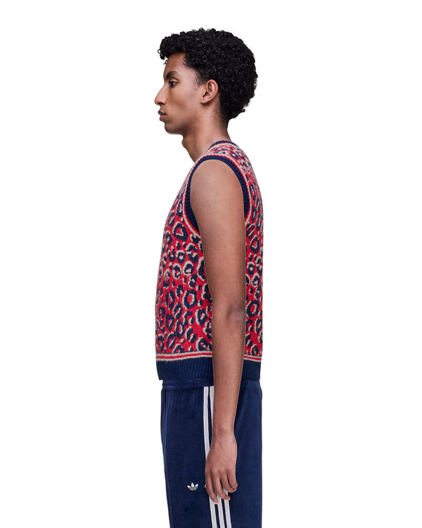 adidas | x Wales Bonner Knit Panther Vest Multi - Concrete