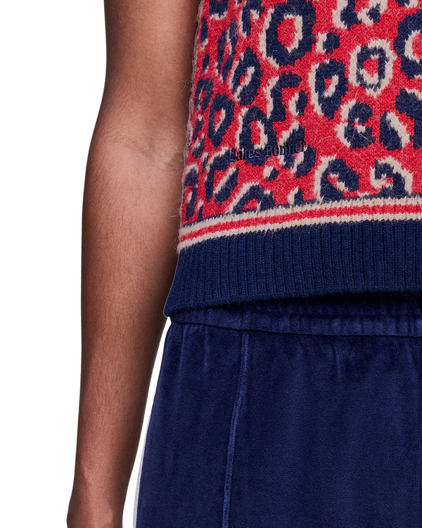 adidas | x Wales Bonner Knit Panther Vest Multi - Concrete