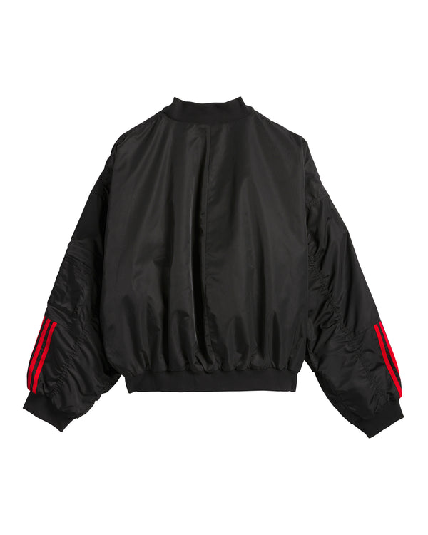 adidas | x Willy Chavarria Satin Bomber Jacket Black - Concrete