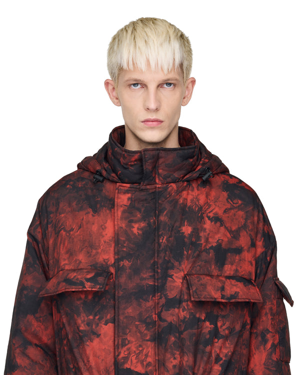 adidas Y-3 | AOP Hooded Parka Multi-Colour - Concrete