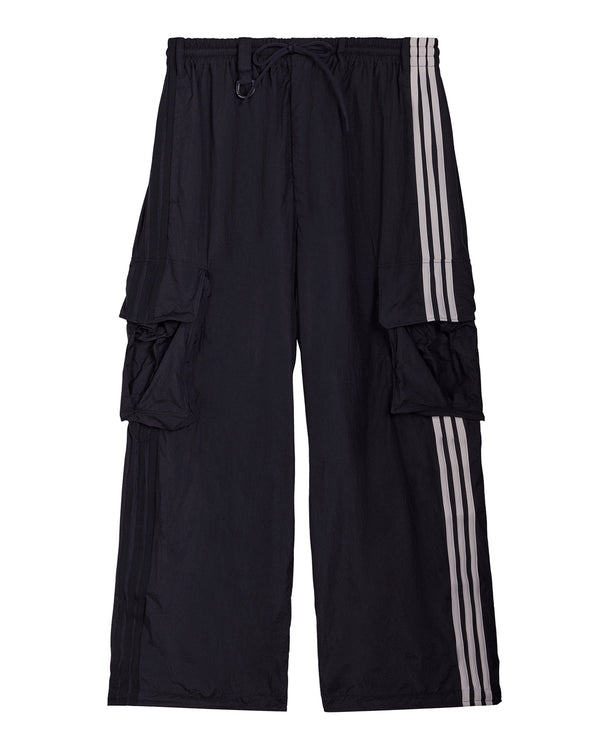 adidas Y-3 | Nylon Wired 3 Stripes Track Pants Black - Concrete