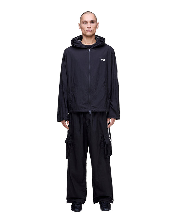 adidas Y-3 | Nylon Wired 3 Stripes Track Pants Black - Concrete
