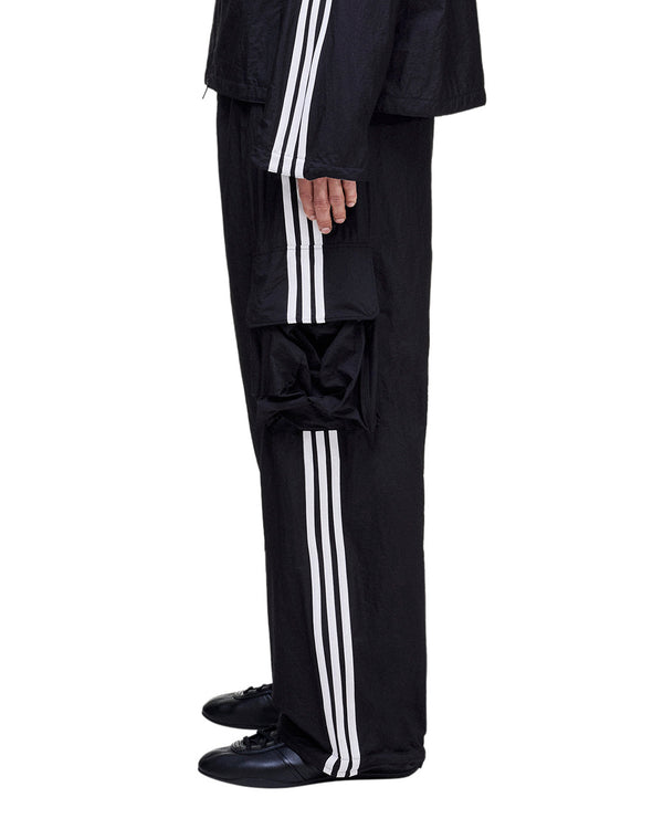 adidas Y-3 | Nylon Wired 3 Stripes Track Pants Black - Concrete