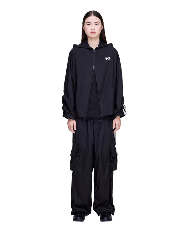 adidas Y-3 | Nylon Wired 3 Stripes Track Pants Black - Concrete