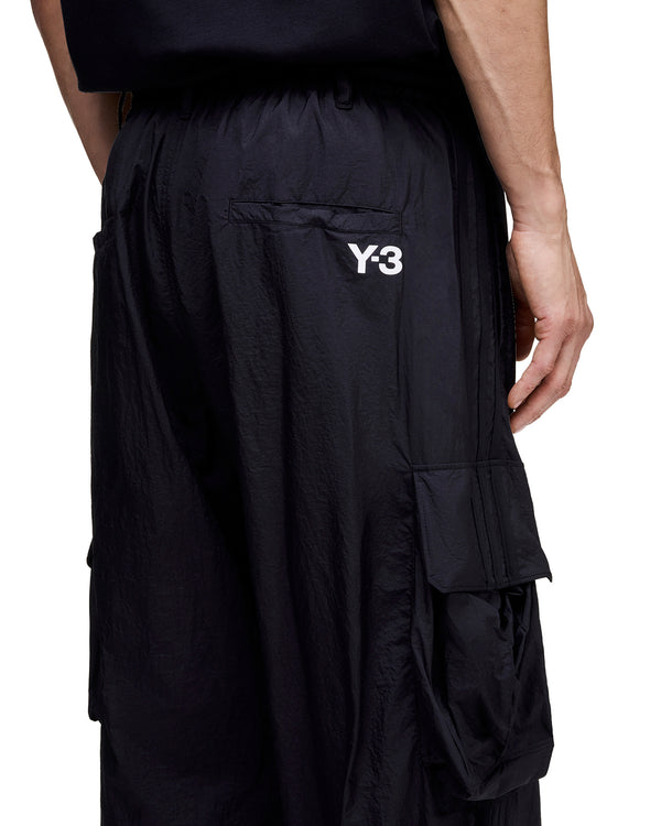 adidas Y-3 | Nylon Wired 3 Stripes Track Pants Black - Concrete