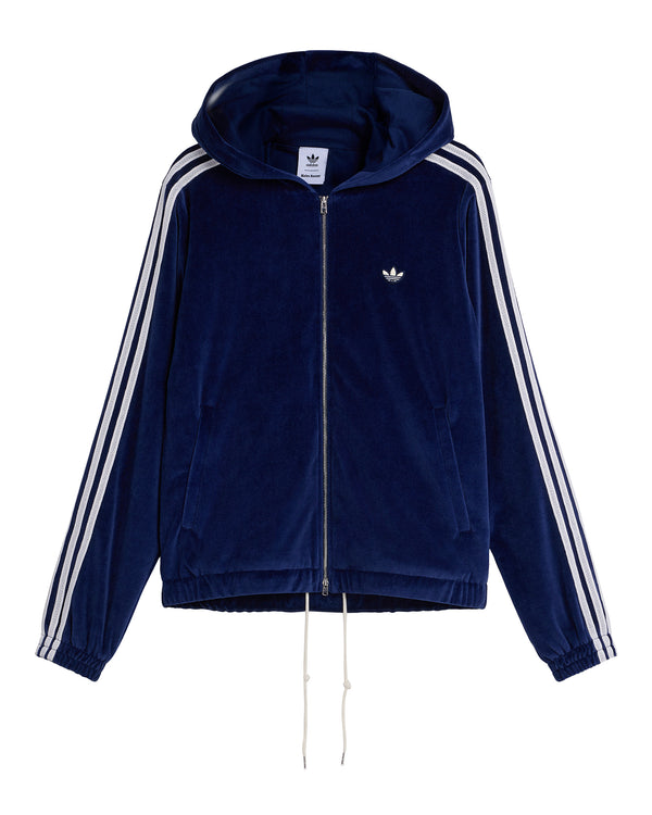 adidas | x Wales Bonner Velour Track Jacket Collegiate Navy - Concrete