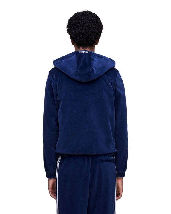 adidas | x Wales Bonner Velour Track Jacket Collegiate Navy - Concrete
