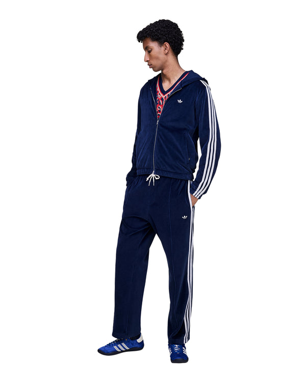adidas | x Wales Bonner Velour Track Jacket Collegiate Navy - Concrete