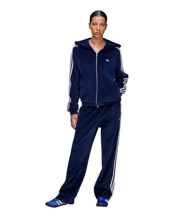 adidas | x Wales Bonner Velour Track Jacket Collegiate Navy - Concrete