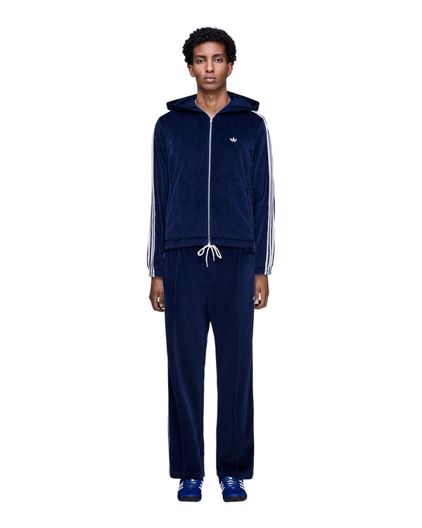 adidas | x Wales Bonner Velour Track Pant Collegiate Navy - Concrete