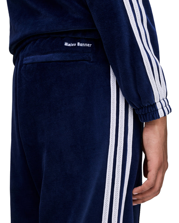 adidas | x Wales Bonner Velour Track Pant Collegiate Navy - Concrete