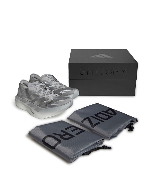 adidas | x Satisfy Adizero Adios Pro Evo 2 Silver / Metallic - Concrete