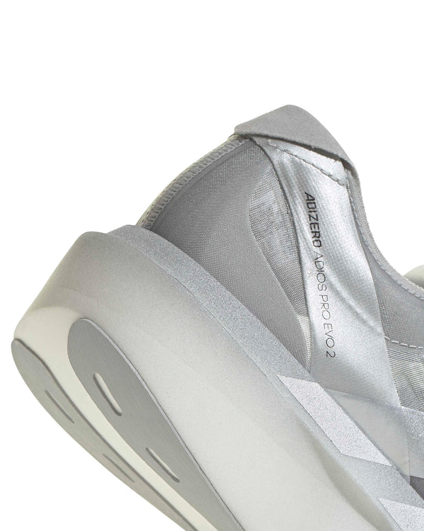 adidas | x Satisfy Adizero Adios Pro Evo 2 Silver / Metallic - Concrete