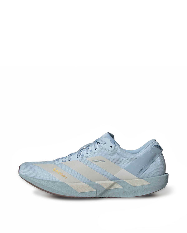 adidas | x Satisfy Men's Adizero Adios Wonder Blue - Concrete