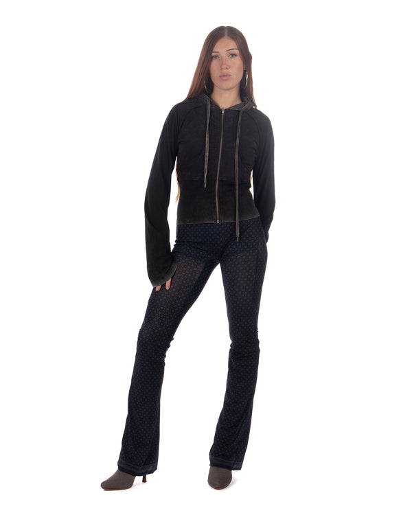 KNWLS | W Bellona Hoodie Washed Black - Concrete