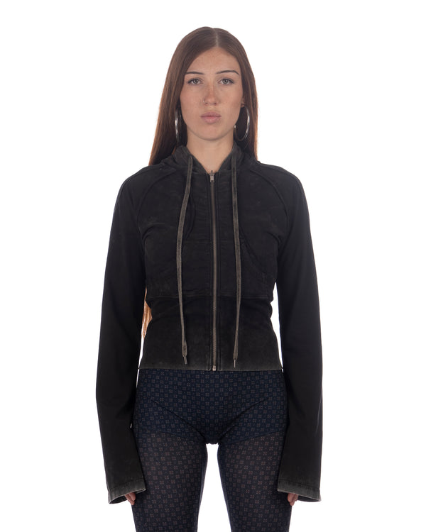 KNWLS | W Bellona Hoodie Washed Black - Concrete