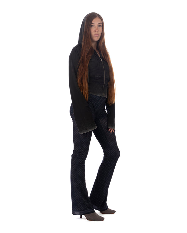 KNWLS | W Bellona Hoodie Washed Black - Concrete