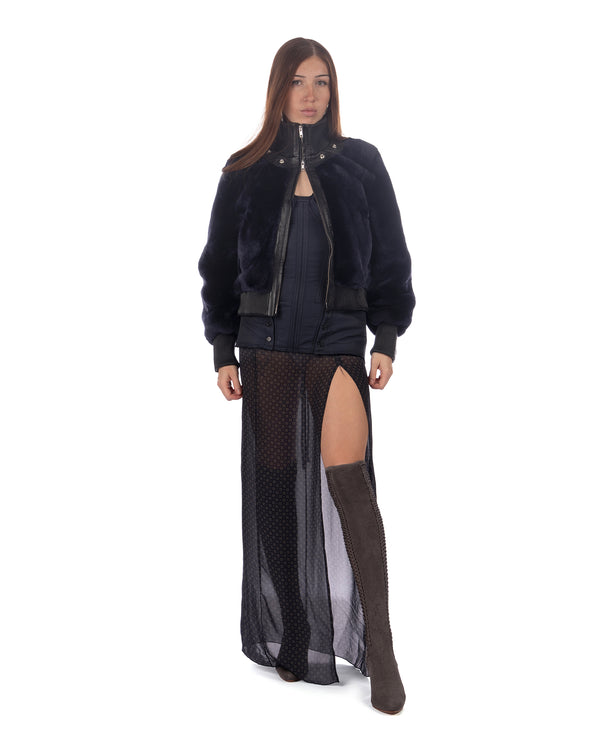 KNWLS | Sable Dress Padded Corset Detachable Skirt Scarf - Concrete