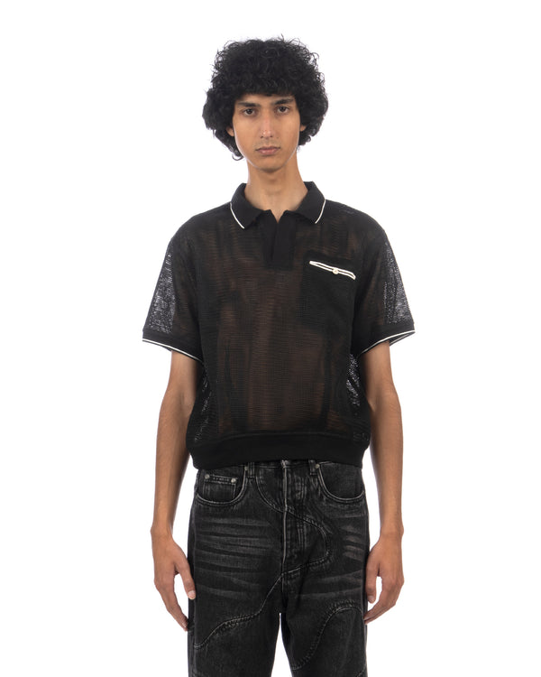 Kody Phillips | Mesh Polo Back - Concrete
