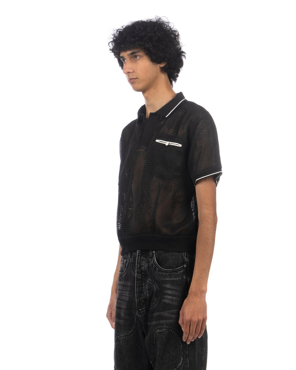 Kody Phillips | Mesh Polo Back - Concrete