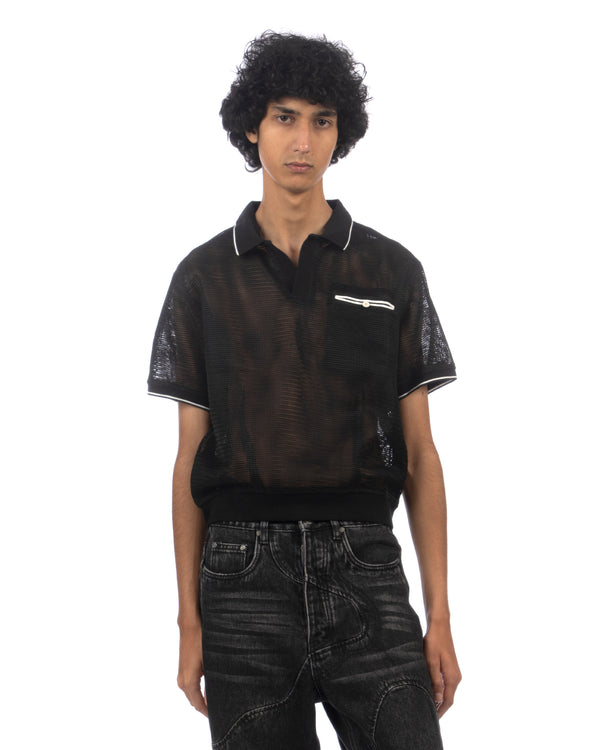 Kody Phillips | Mesh Polo Back - Concrete