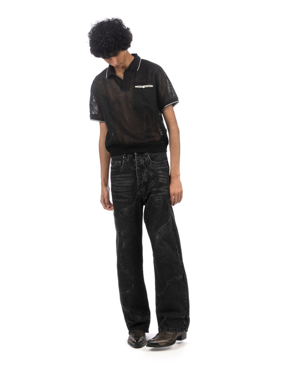 Kody Phillips | Mesh Polo Back - Concrete