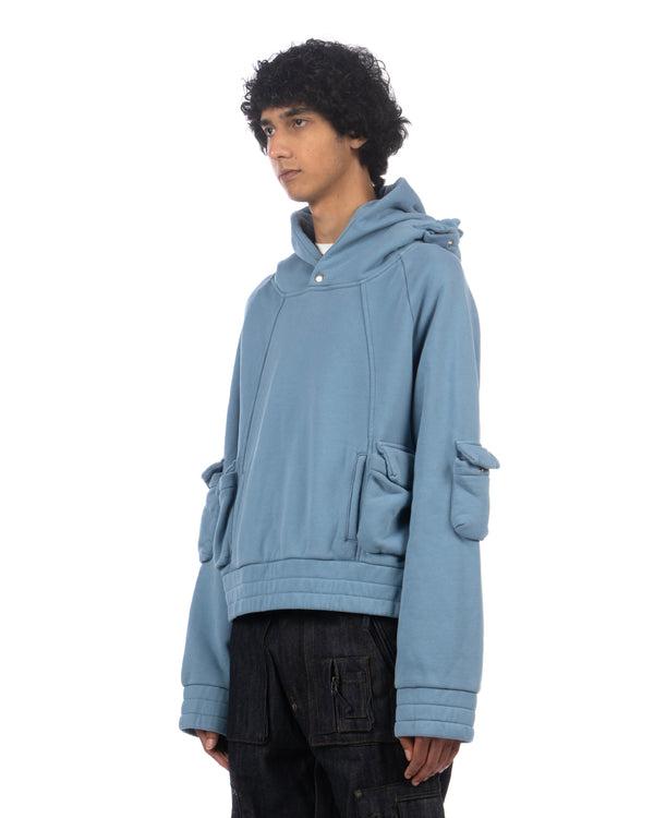Kody Phillips | Cargo Hoodie Blue - Concrete