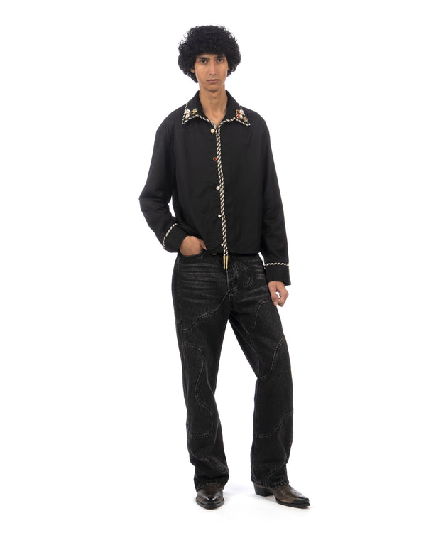 Kody Phillips | Curve Jeans Black Wash - Concrete