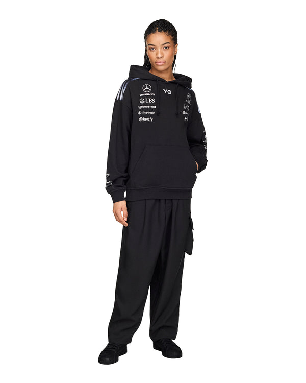 adidas Y-3 | x Mercedes AMG F1 Team Hoodie Black - Concrete