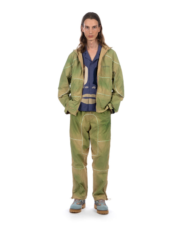 KidSuper | Gradient Tech Jacket Green - Concrete