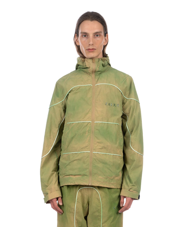KidSuper | Gradient Tech Jacket Green - Concrete