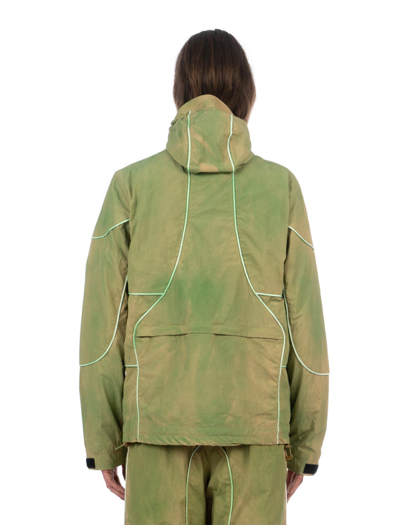 KidSuper | Gradient Tech Jacket Green - Concrete