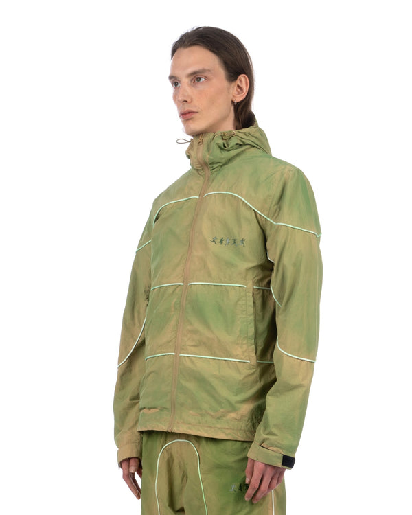 KidSuper | Gradient Tech Jacket Green - Concrete