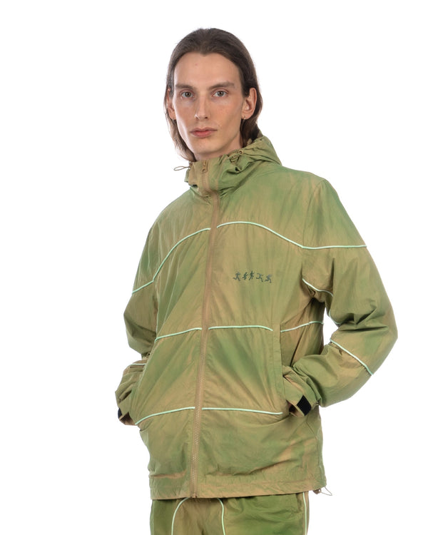 KidSuper | Gradient Tech Jacket Green - Concrete