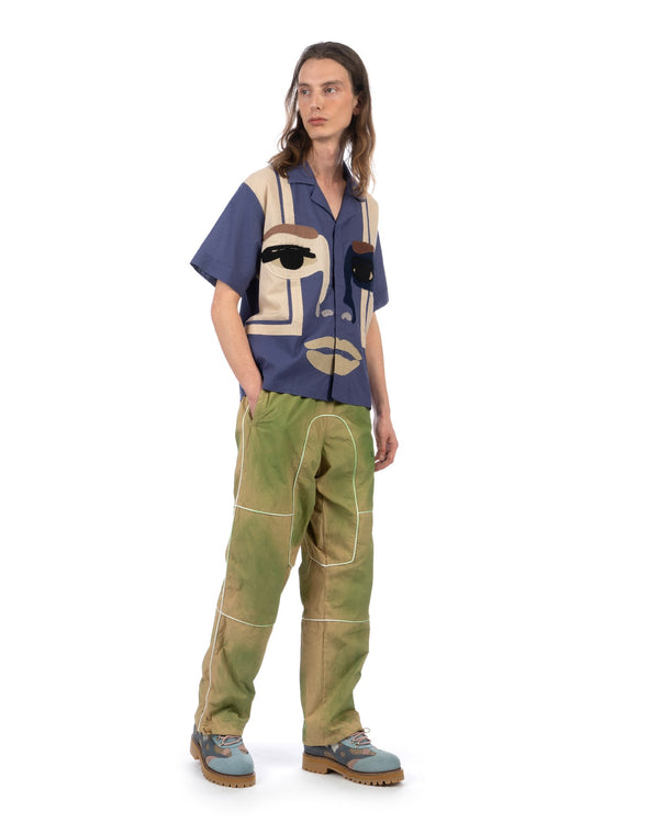 KidSuper | Gradient Tech Pants Green - Concrete