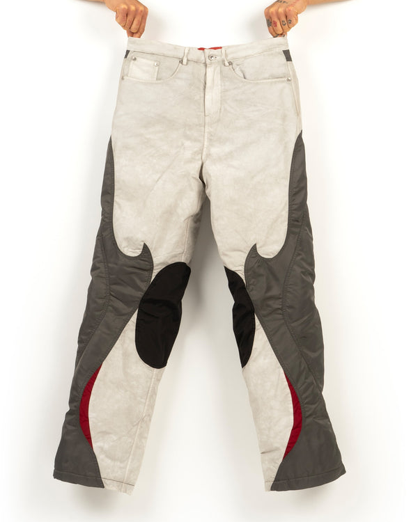 KUSIKOHC | Rider Pants White / Gray - Concrete