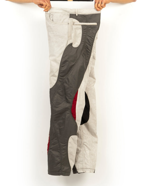 KUSIKOHC | Rider Pants White / Gray - Concrete