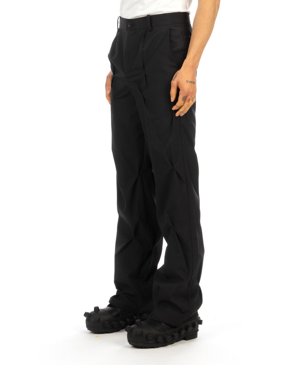 KUSIKOHC | Tailored Rivet Pants Black - Concrete