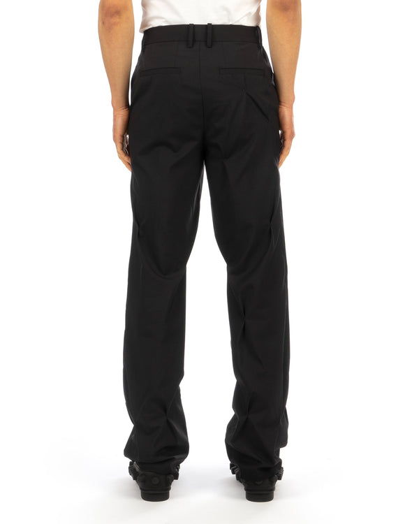 KUSIKOHC | Tailored Rivet Pants Black - Concrete