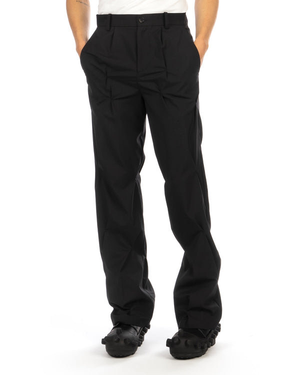 KUSIKOHC | Tailored Rivet Pants Black - Concrete