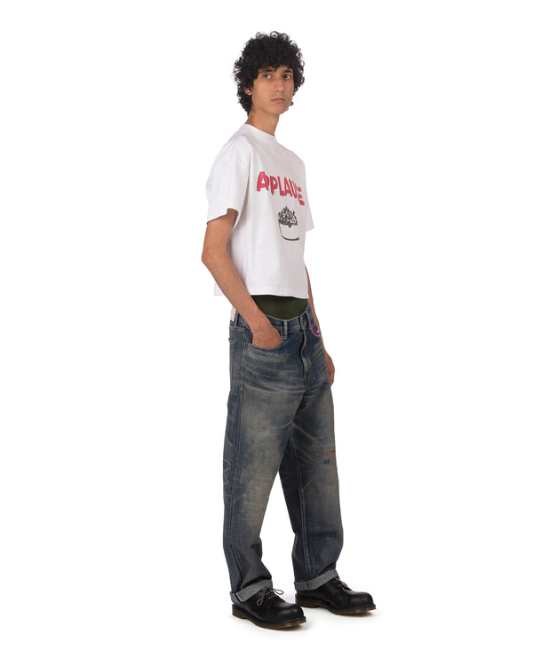Kody Phillips | Applause Short Sleeve T-Shirt White - Concrete