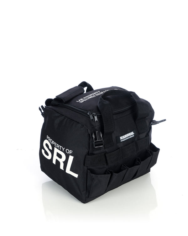 NEIGHBORHOOD | SRL Folding Stool Bag . SP Black / Grey - Concrete