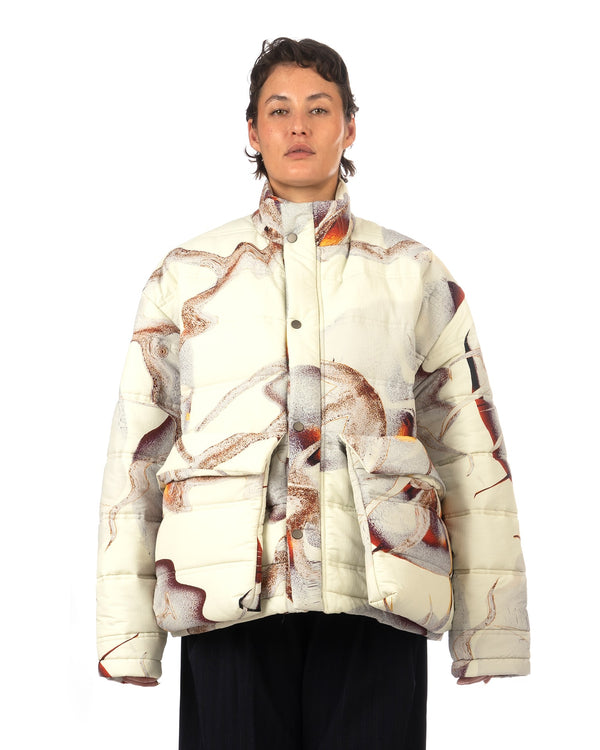 Henrik Vibskov | Tabasco Jacket Snow Tomato Mouse - Concrete