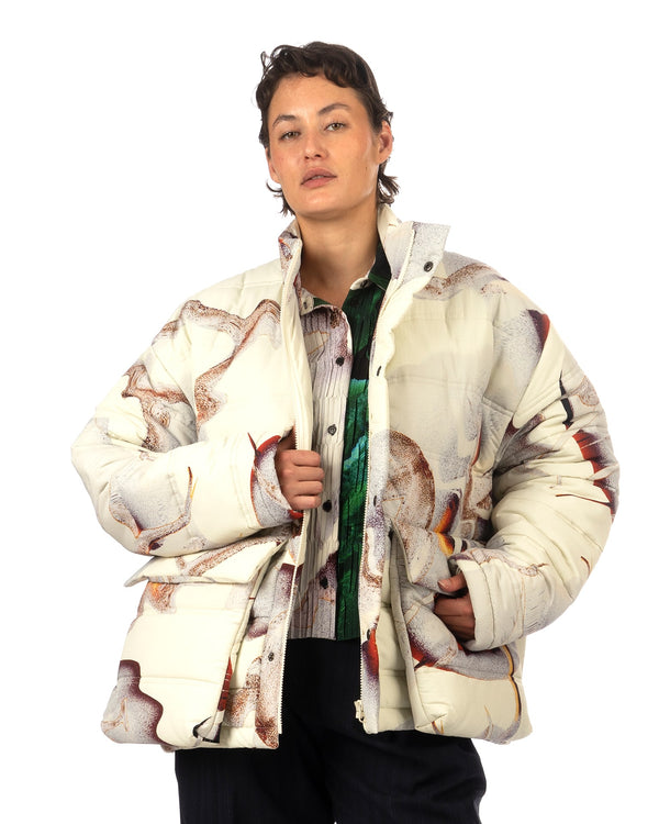 Henrik Vibskov | Tabasco Jacket Snow Tomato Mouse - Concrete