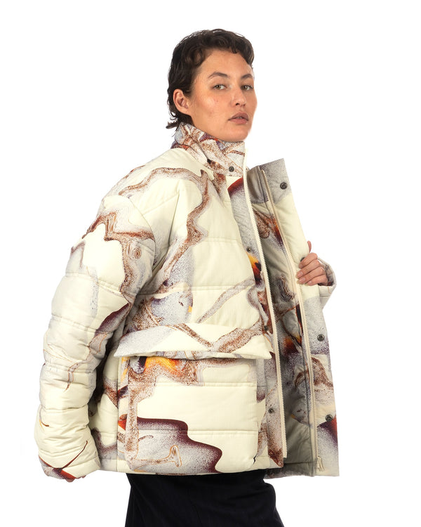 Henrik Vibskov | Tabasco Jacket Snow Tomato Mouse - Concrete
